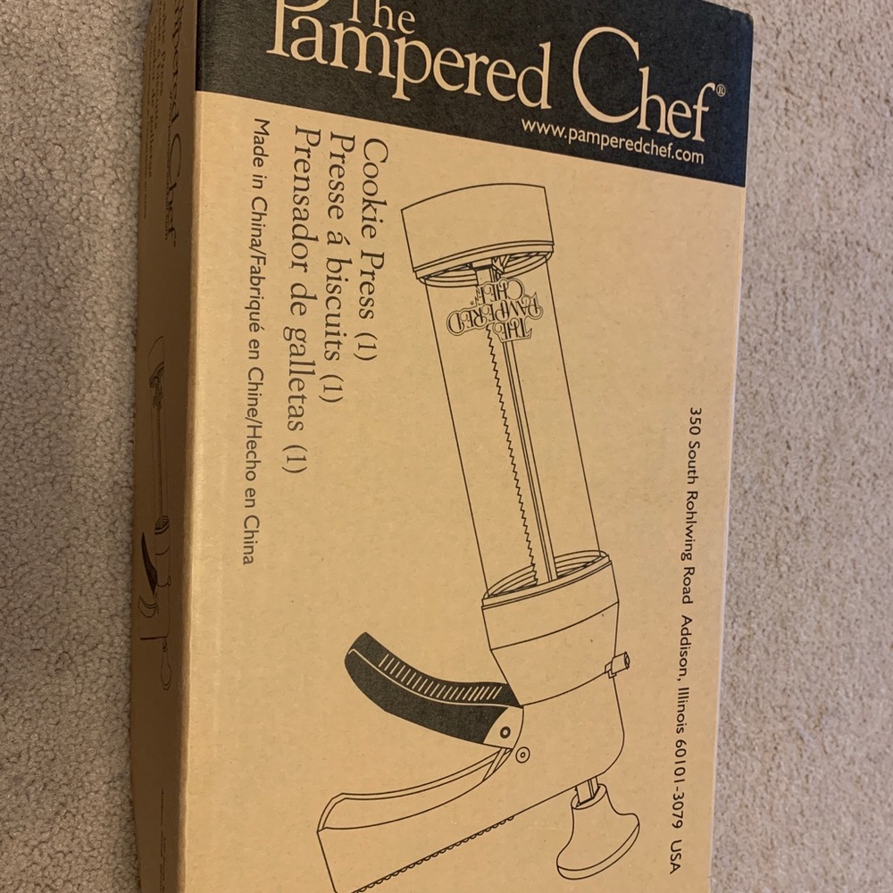 Pampered Chef Cookie Press NEW